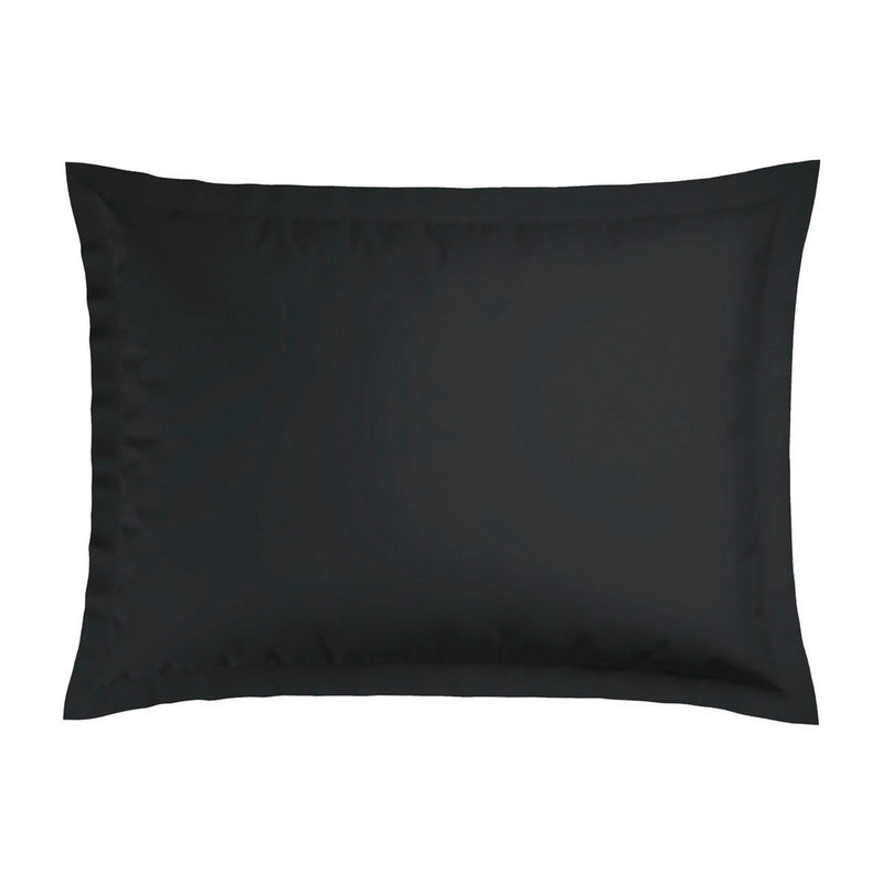 Dobby Stripe Woven - Set De 2 Taies D'Oreiller - Satin De Coton - Rayure Tissé Dobby - Noir