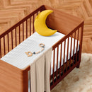 Dobby Stripe Woven - Parure Housse De Couette + Taie D'Oreiller Bébé - Satin De Coton - Rayure Tissé Dobby - Blanc