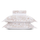 Indienne - Ensemble De Draps - Satin De Coton - Taupe