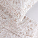 Indienne - Ensemble De Draps - Satin De Coton - Taupe