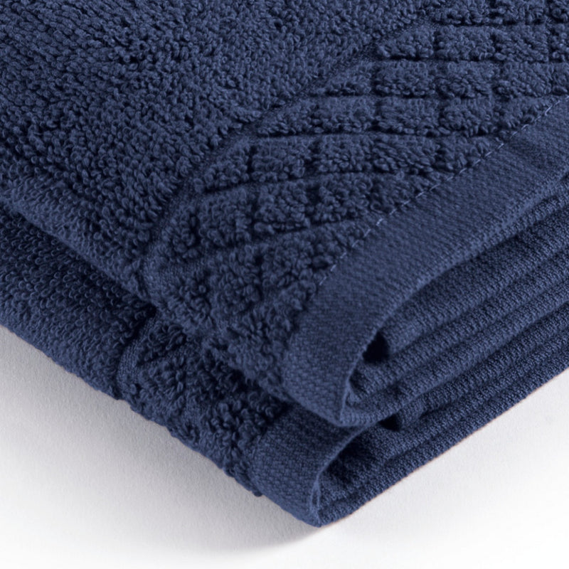 Eden - Torchon De Cuisine - Coton Peigné Lt - Bleu Marine