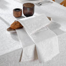 Baroque - Set De 4 Serviettes Tissé Jacquard - Blanc
