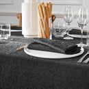 Baroque - Nappe Tissé Jacquard - Gris Foncé