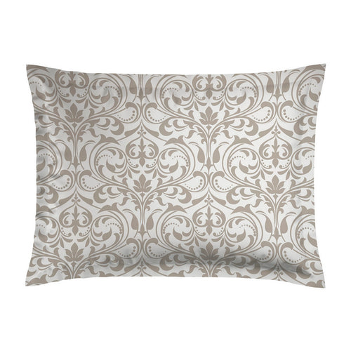 Baroque - Taie D'Oreiller - Satin De Coton - Taupe
