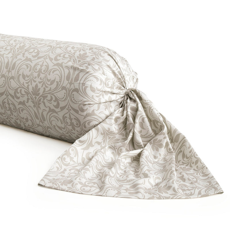 Baroque - Taie De Traversin - Satin De Coton - Taupe