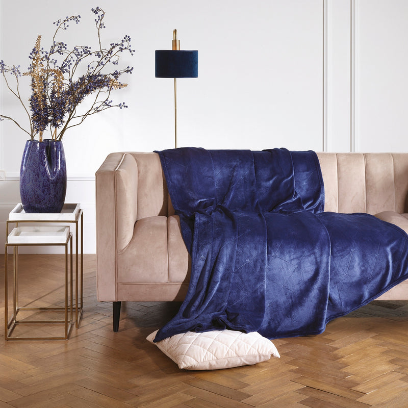 Diamond - Maxi Plaid - Bleu Foncé