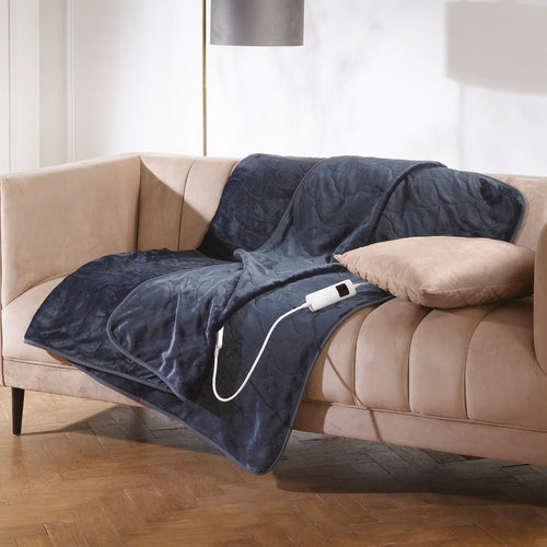 Uni - Plaid Chauffant - Gris