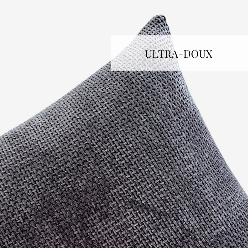 Marisse - Housse De Coussin - Gris Foncé