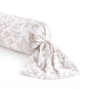 Colibri Floral - Taie De Traversin - Satin De Coton - Taupe