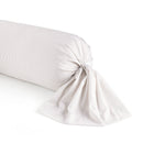 Colibri Floral - Taie De Traversin - Satin De Coton - Traits Fins - Taupe
