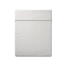 Colibri Floral - Drap Plat - Satin De Coton - Traits Fins - Taupe