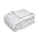 Colibri Floral - Couvre-Lit - Satin De Coton - Taupe