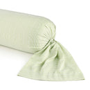 Fleurs De La Forêt - Taie De Traversin - Satin De Coton - Vert