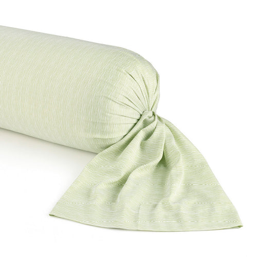 Fleurs De La Forêt - Taie De Traversin - Satin De Coton - Vert