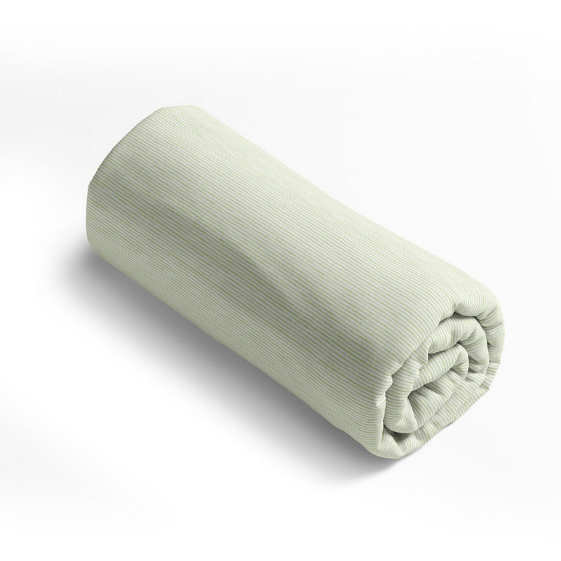 Fleurs De La Forêt - Drap-Housse - Satin De Coton - Vert