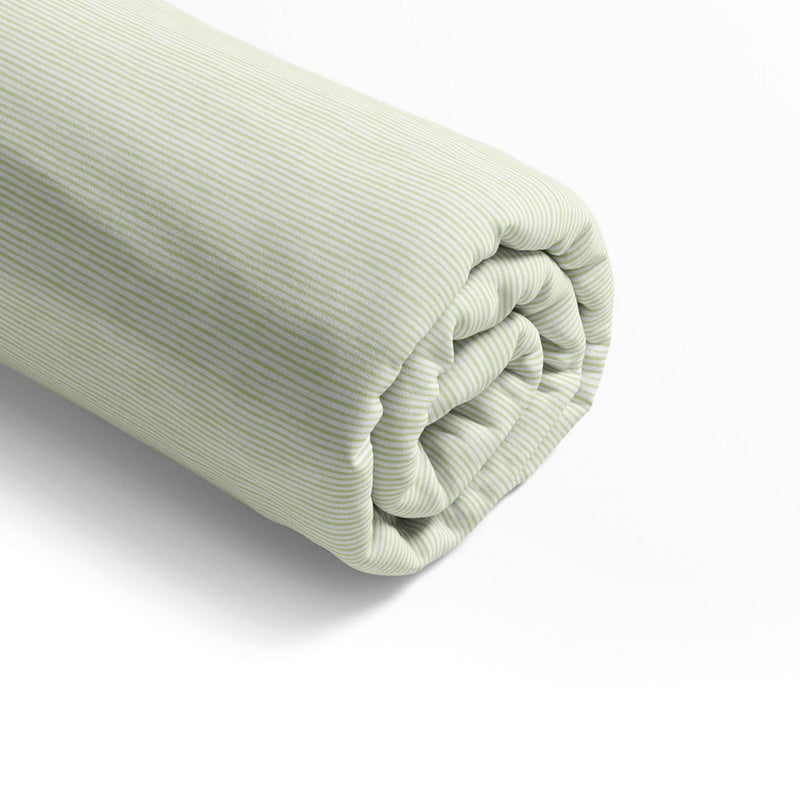 Fleurs De La Forêt - Drap-Housse - Satin De Coton - Vert