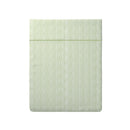 Fleurs De La Forêt - Drap Plat - Satin De Coton - Vert