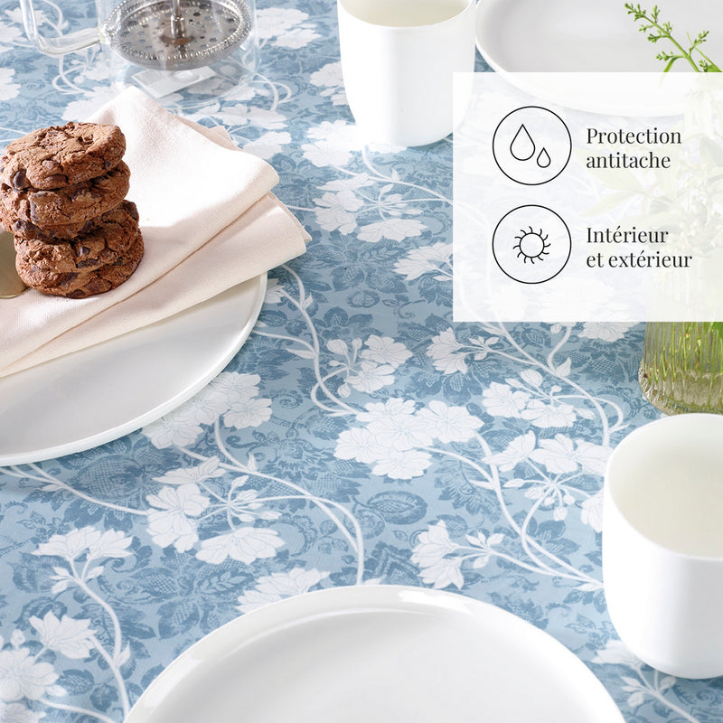 Prairie Dentelles - Nappe - Bleu