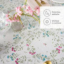 Fleurs Estivales - Nappe - Blanc Cassé