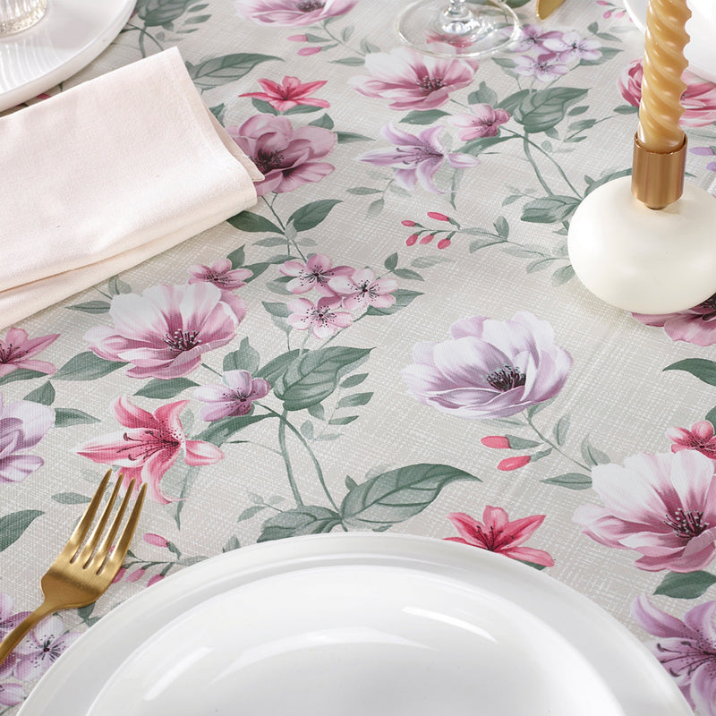 Eclosion De Fleurs - Nappe - Gris