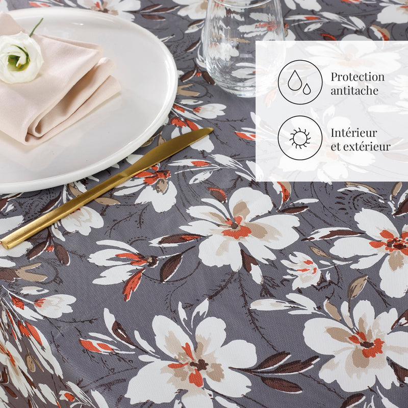 Éclat De Nature - Nappe - Gris Foncé