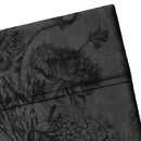 Jardin Botanique - Drap Plat - Satin De Coton - Gris Foncé