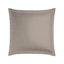 Paris - Set De 2 Taies D'Oreiller - Satin De Coton - Taupe / Taupe