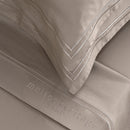 Paris - Ensemble De Draps - Satin De Coton - Taupe / Taupe