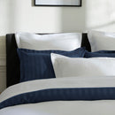 Paris - Drap Plat - Satin De Coton - Blanc / Blanc