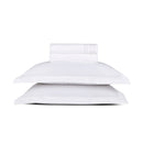 Paris - Ensemble De Draps - Satin De Coton - Blanc / Blanc