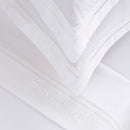 Paris - Ensemble De Draps - Satin De Coton - Blanc / Blanc