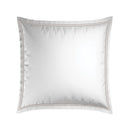 Paris - Set De 2 Taies D'Oreiller - Satin De Coton - Taupe / Blanc