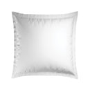 Paris - Set De 2 Taies D'Oreiller - Satin De Coton - Taupe / Blanc