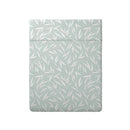 Olea Europaea - Drap Plat - Satin De Coton - Vert
