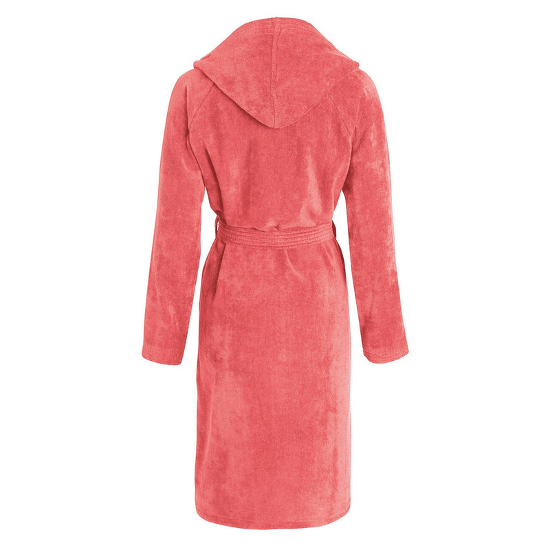 Uni - Peignoir Avec Capuche - Rose Hibiscus