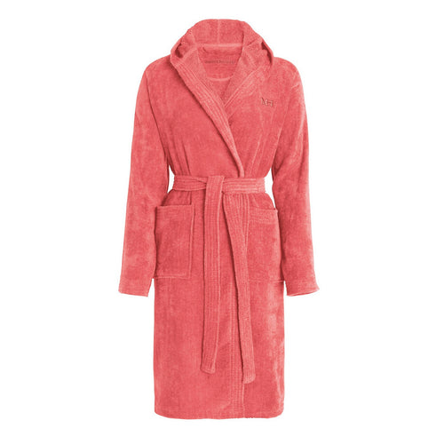 Uni - Peignoir Avec Capuche - Rose Hibiscus