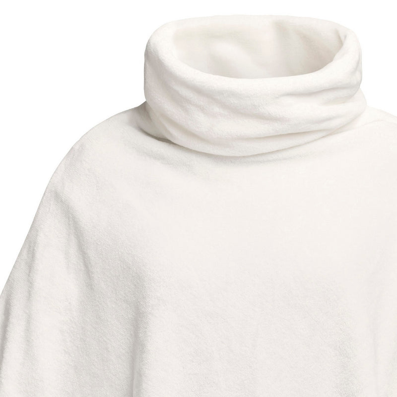 Uni - Poncho En Polaire - Blanc Cassé