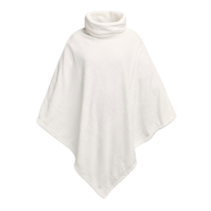 Uni - Poncho En Polaire - Blanc Cassé