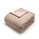 Uni - Plaid Imitation Fourrure - Beige