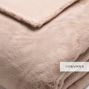 Uni - Plaid Imitation Fourrure - Beige