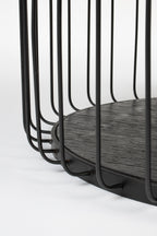 Lance L - Coffee Table - Glass - Black