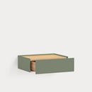 Arista - Table De Chevet Suspendue - Vert & Chêne