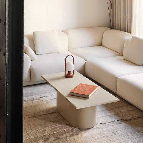 Totem - Table Basse Rectangulaire - Sable