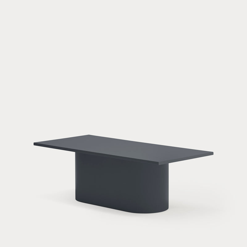 Totem - Table Basse Rectangulaire - Gris Anthracite