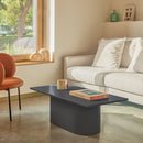 Totem - Table Basse Rectangulaire - Gris Anthracite