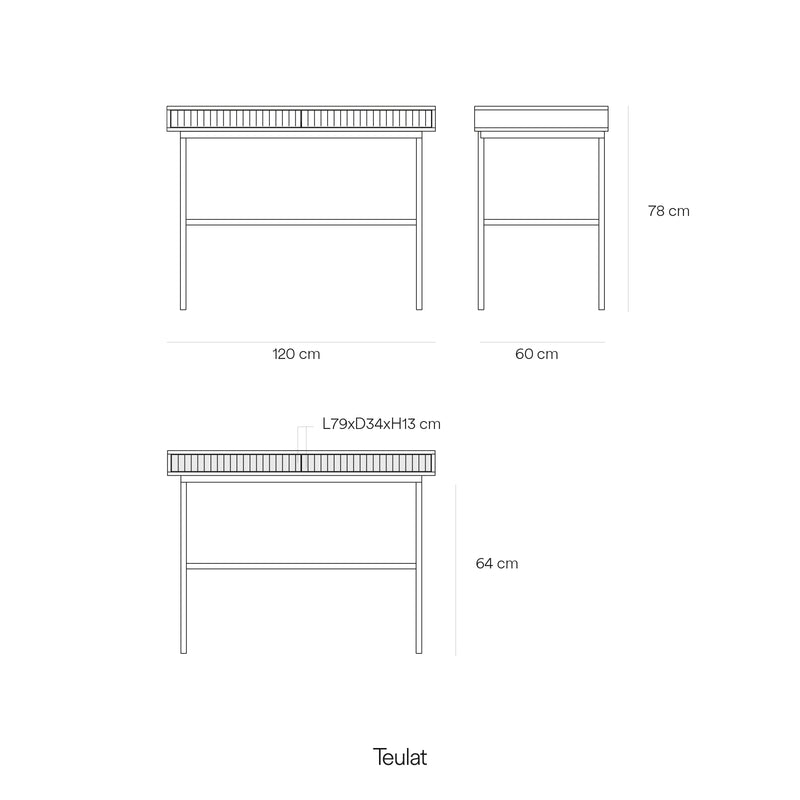 Sierra - Bureau - Blanc