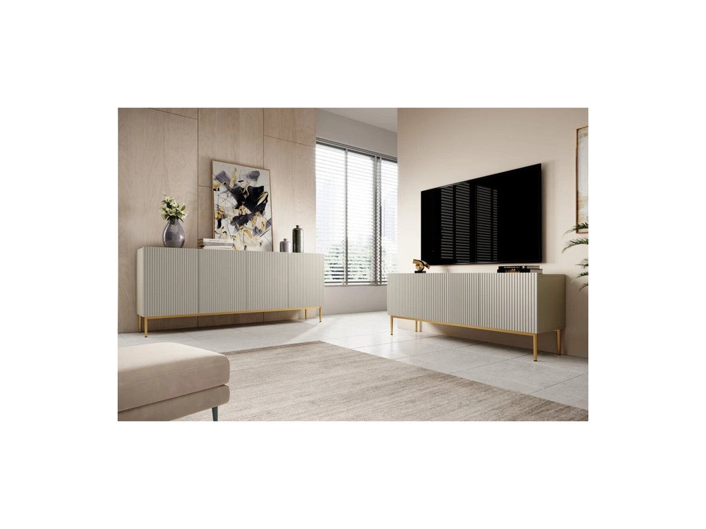 Kasha - Buffet 4 Portes - Pieds Or
