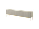 Kasha - Meuble Tv - Pieds Or - 2 Tailles