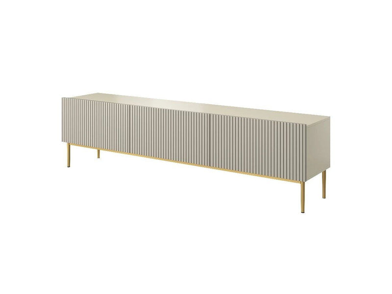 Kasha - Meuble Tv - Pieds Or - 2 Tailles