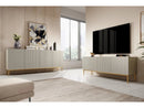 Kasha - Meuble Tv - Pieds Or - 2 Tailles